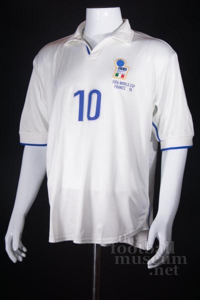 Alessandro  Del Piero  Match Worn Italy Shirt